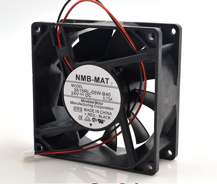 Original NMB 3615RL-05W-B40 Cooling Fan 24V 0.73A 17.52W 2wires 3615RL-05W-B40 Fans